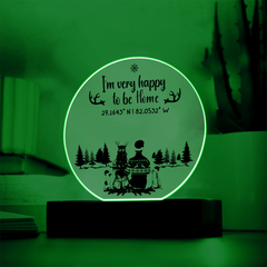Find My Way Home – Custom Coordinates Acrylic Plaque